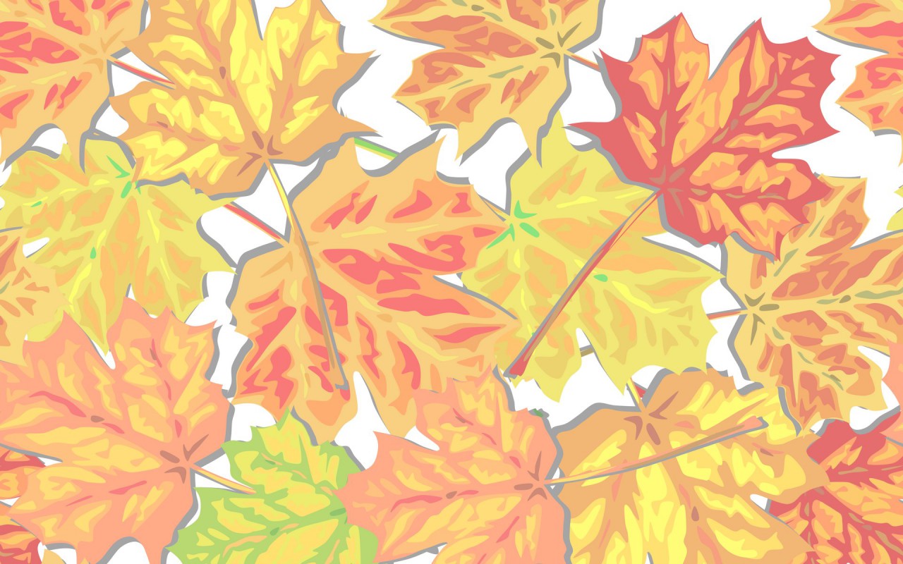 Tapeta na plochu Podzimn list v 1280x800 pixel. Wallpaper, obrzek, pozad zdarma