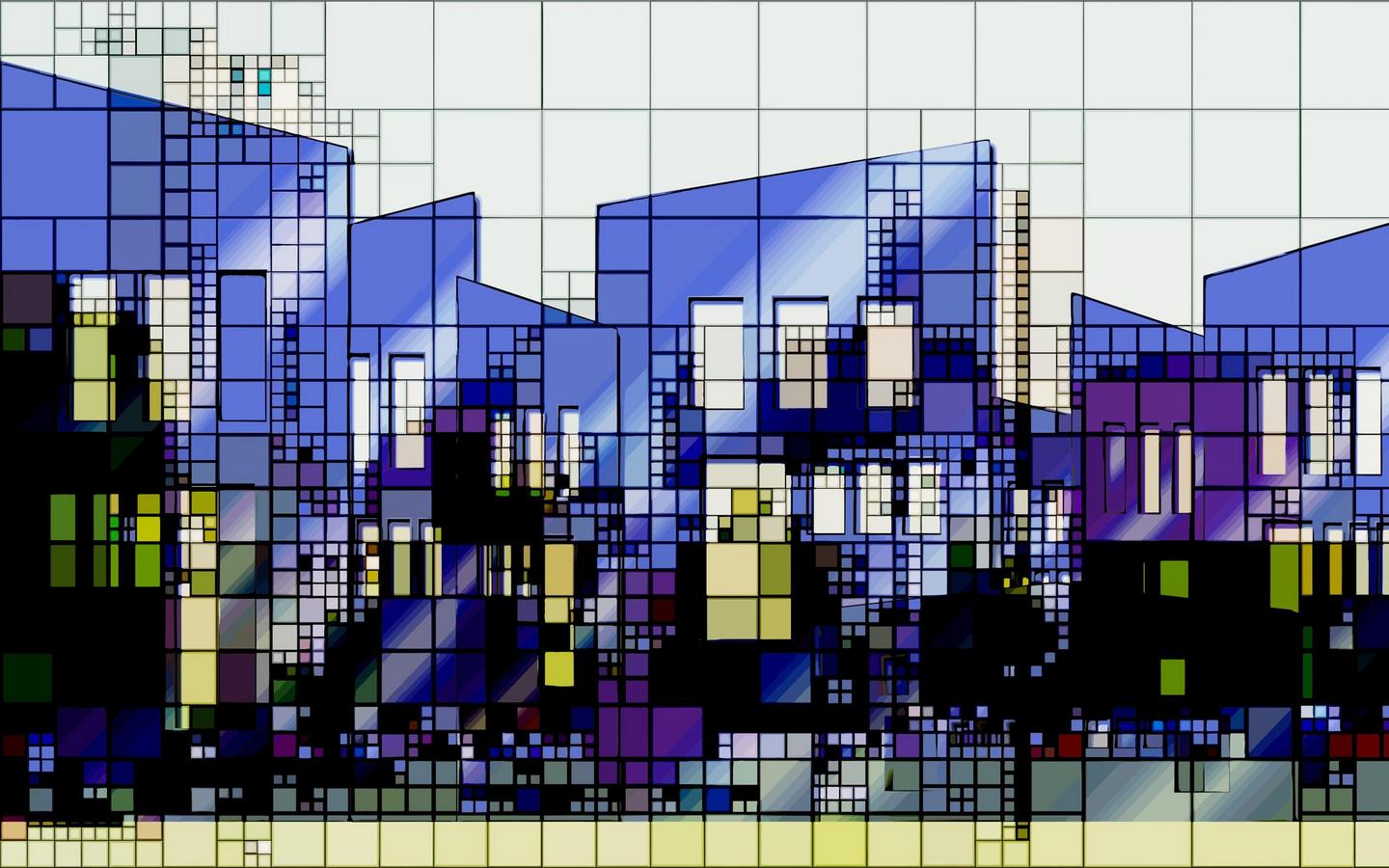 Abstraktn architektura 1440x900. Tapeta, wallpaper, obrzek zdarma ke staen