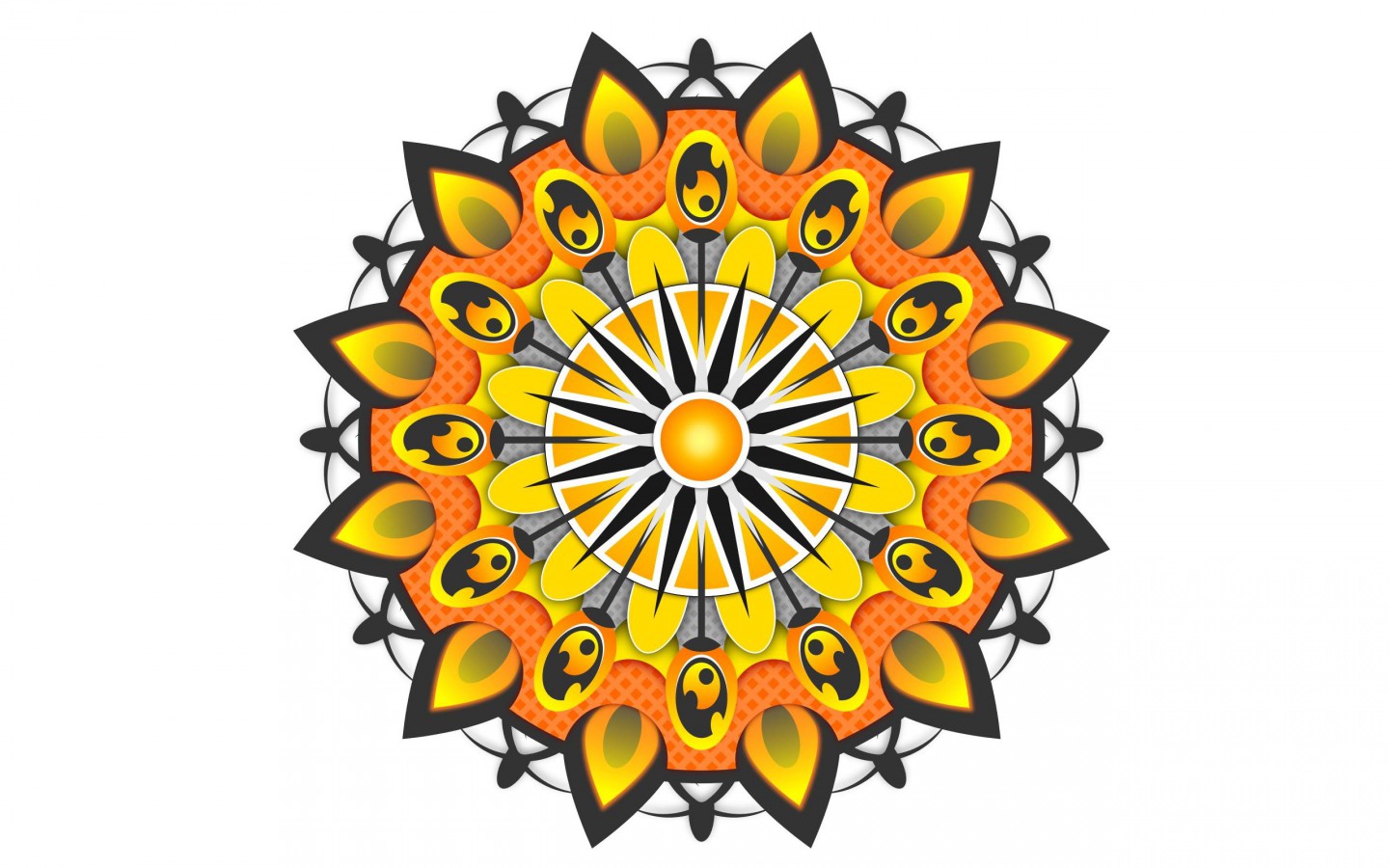 Mandala | 1440x900. Pozad, obrzek, tapeta na plochu