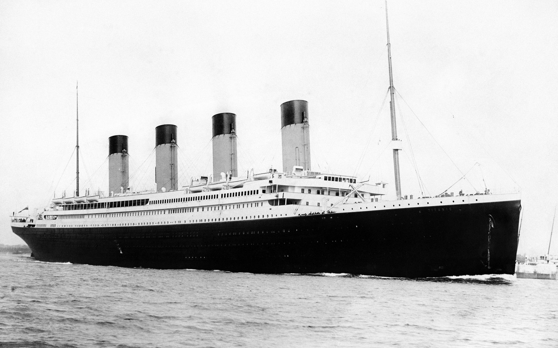 Pozad Titanic 1920x1200. Potaov tapeta na plochu. Wallpaper, obrzek zdarma