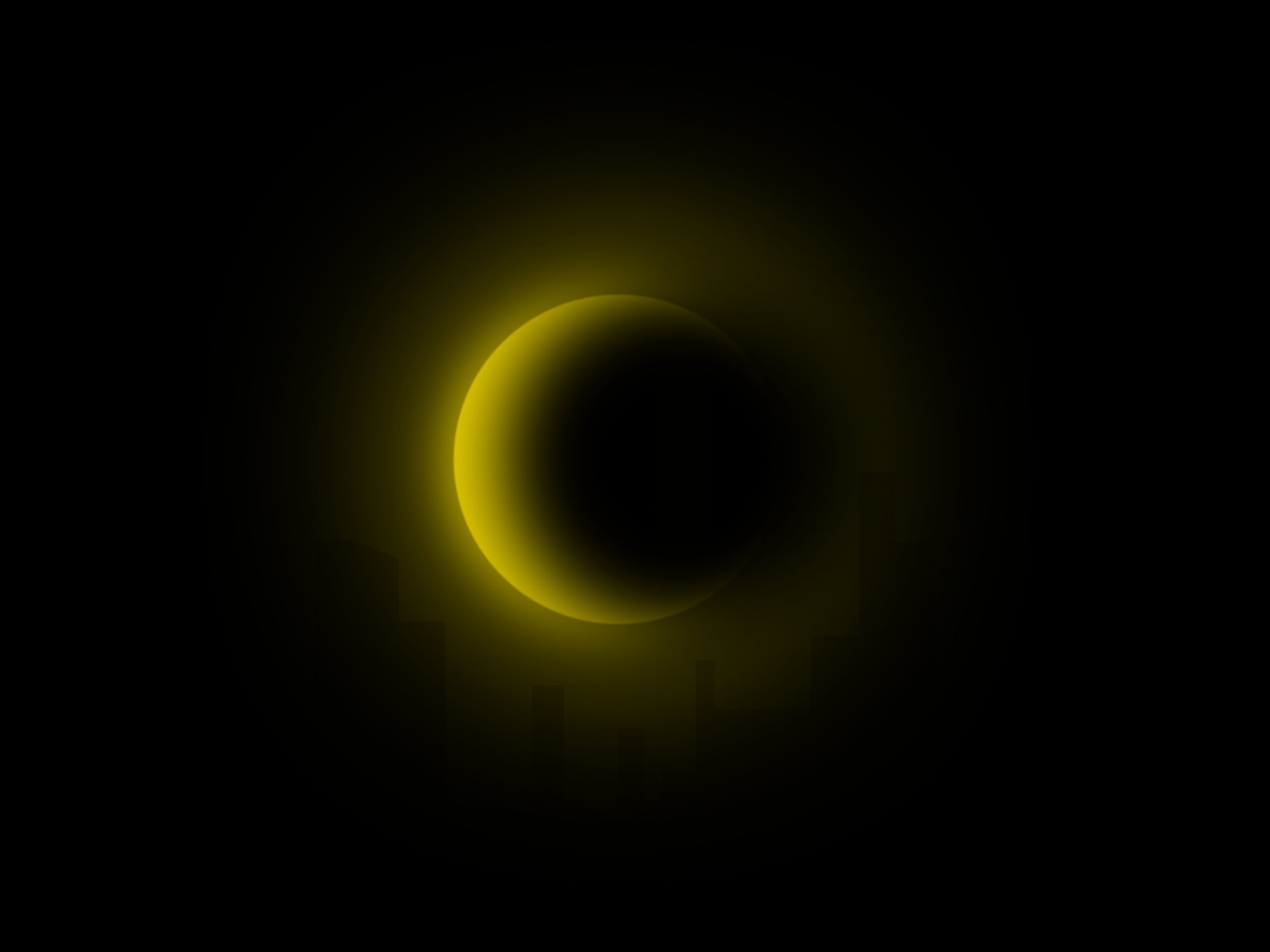 Tapeta na plochu Zatmn Slunce v 2560x1920. Obrzek ke staen zdarma