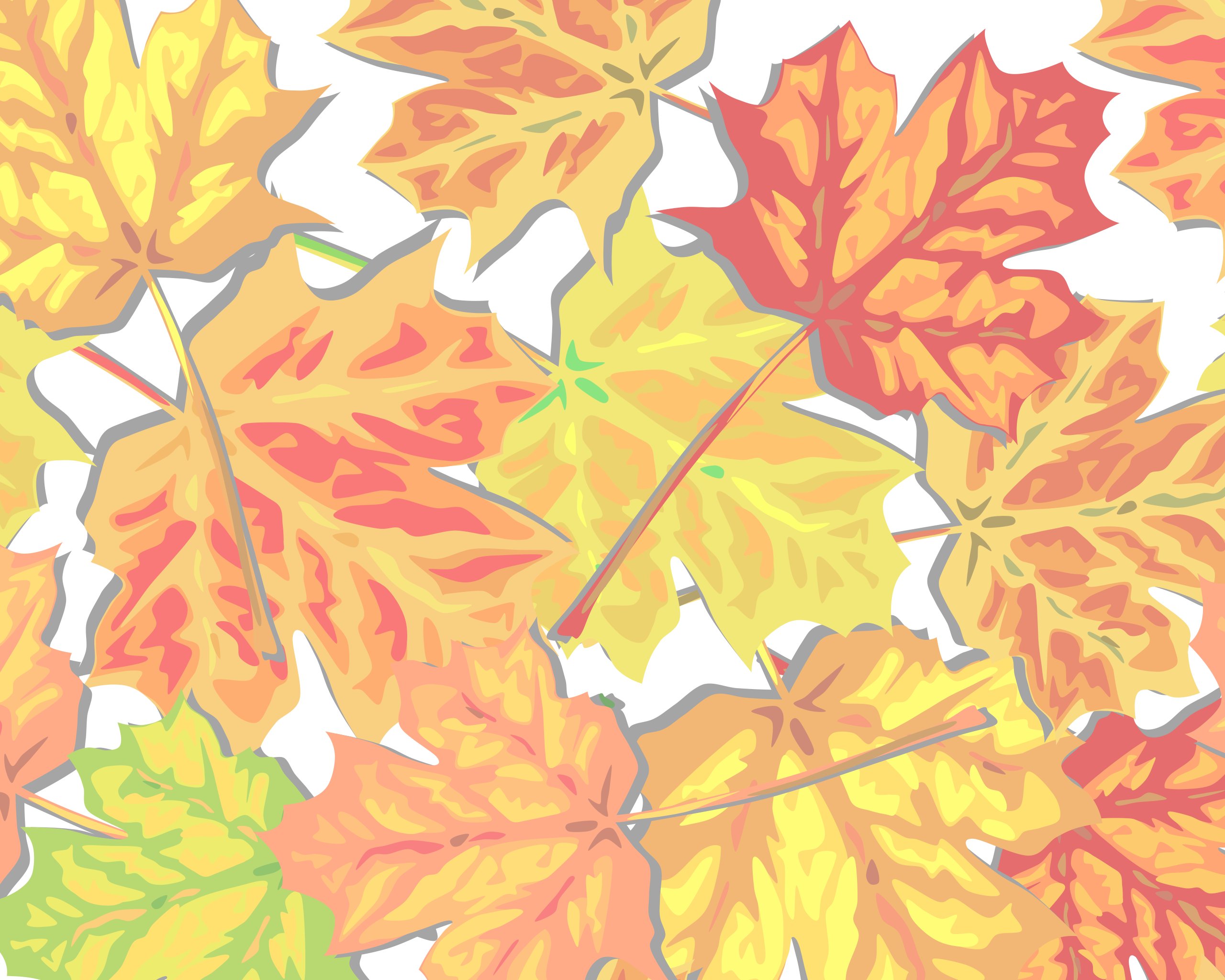 Tapeta na plochu Podzimn list v 2560x2048. Obrzek ke staen zdarma