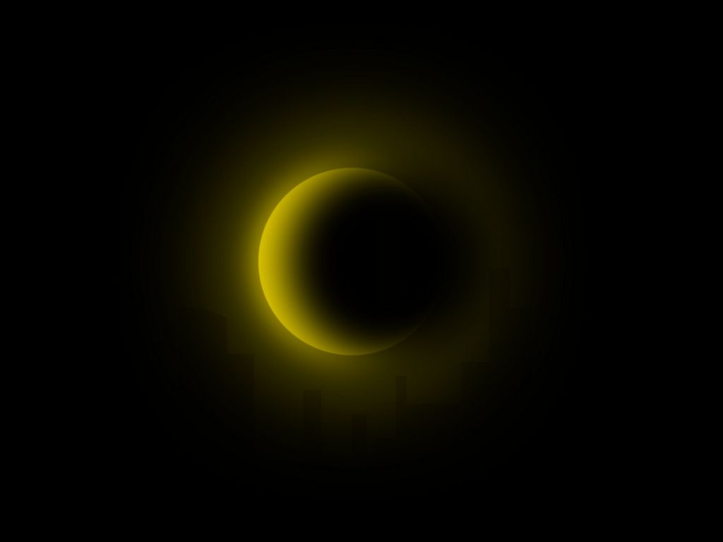 Tapeta, obrázek Zatmění Slunce - 1024x768 px. Wallpaper na plochu PC zdarma