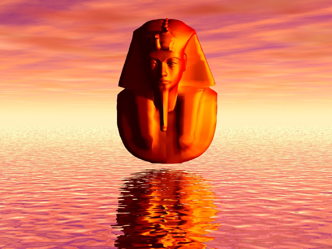 Tapeta Faraonova maska - 1152x864. Obrzek, wallpaper na plochu PC, tabletu, mobilu