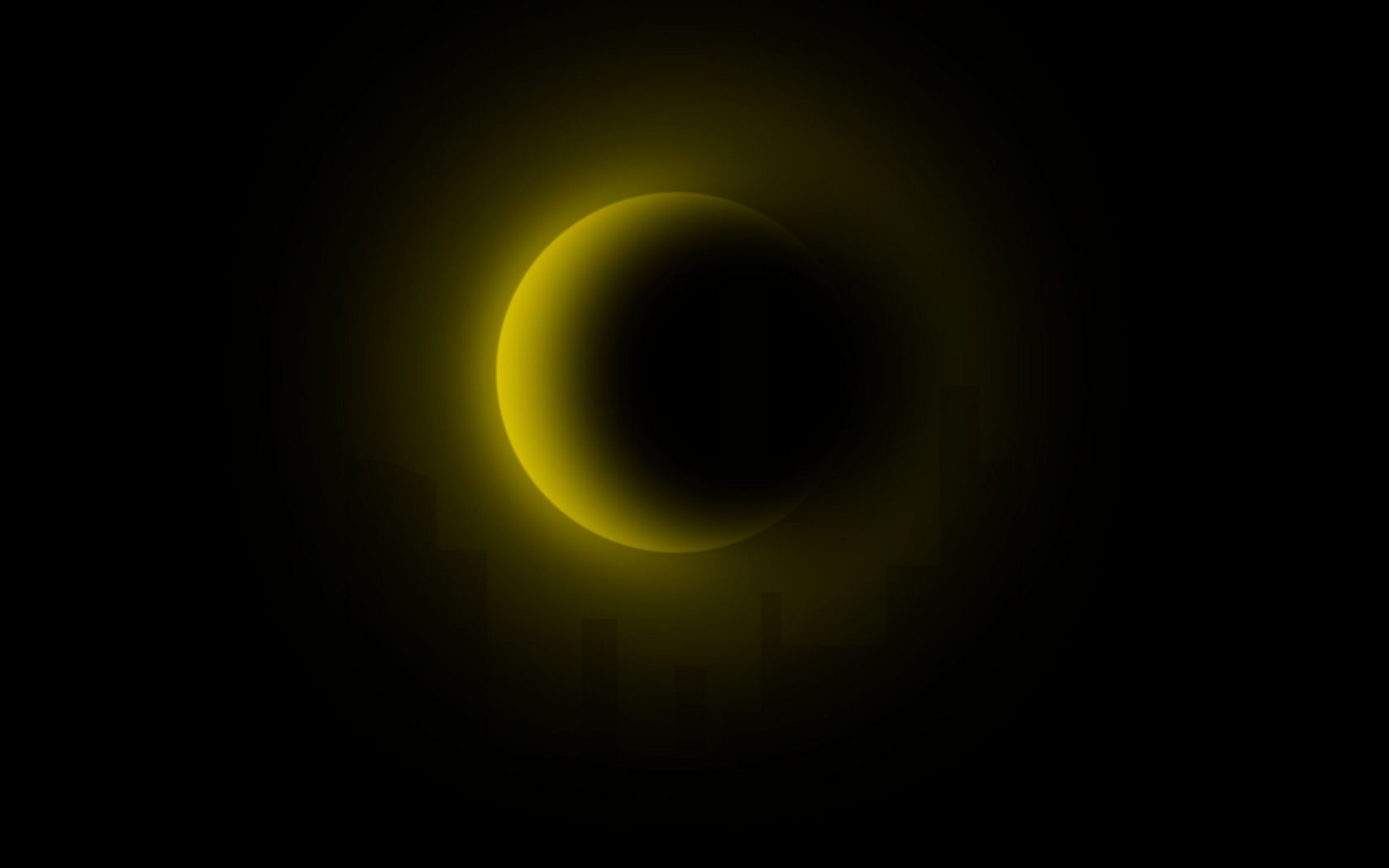 Tapeta Zatmění Slunce - 1680x1050. Obrázek, wallpaper na plochu PC, tabletu, mobilu