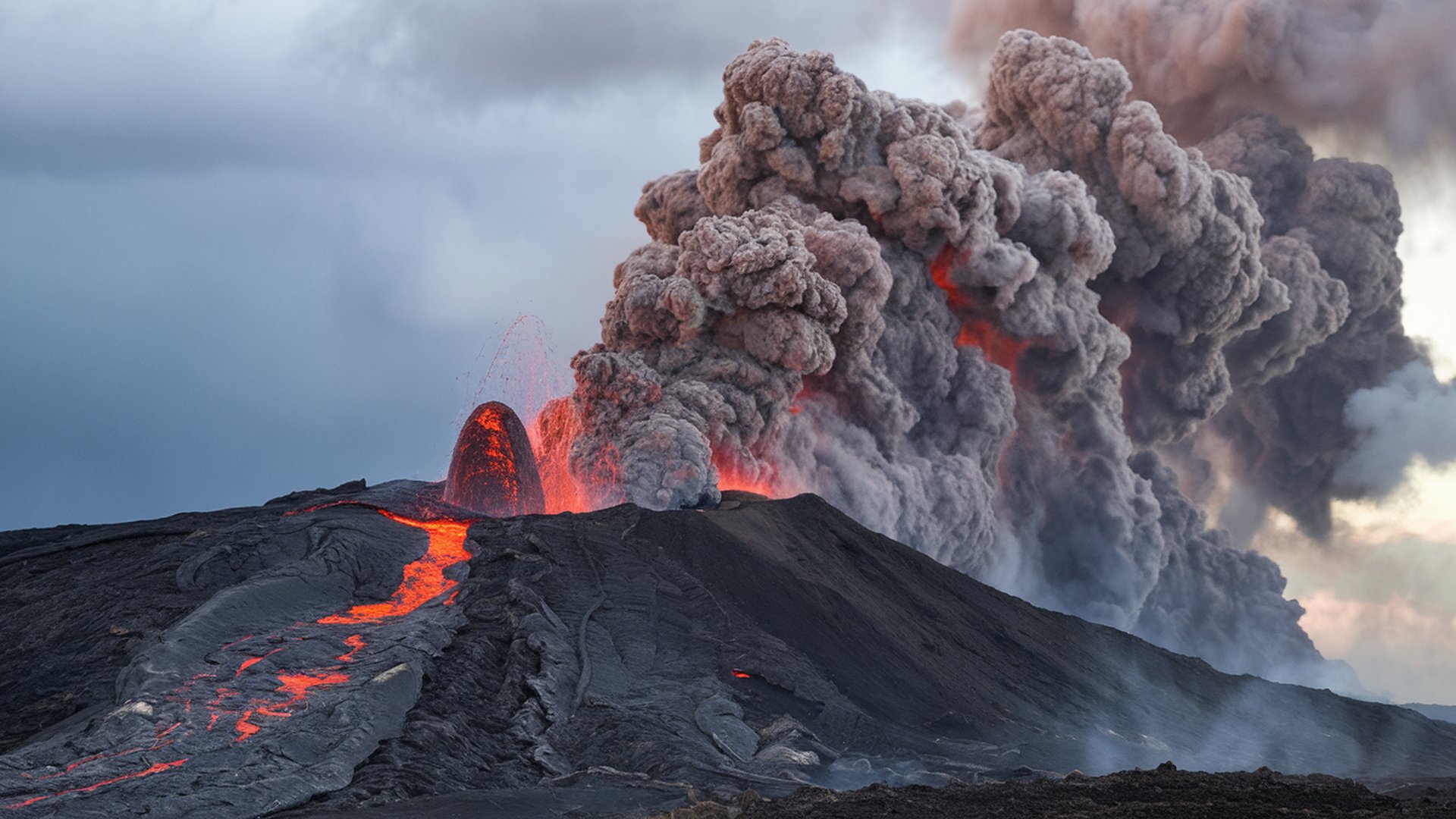 Tapeta na plochu Sopen erupce, 1920x1080. Obrzek, wallpaper, pozad zdarma