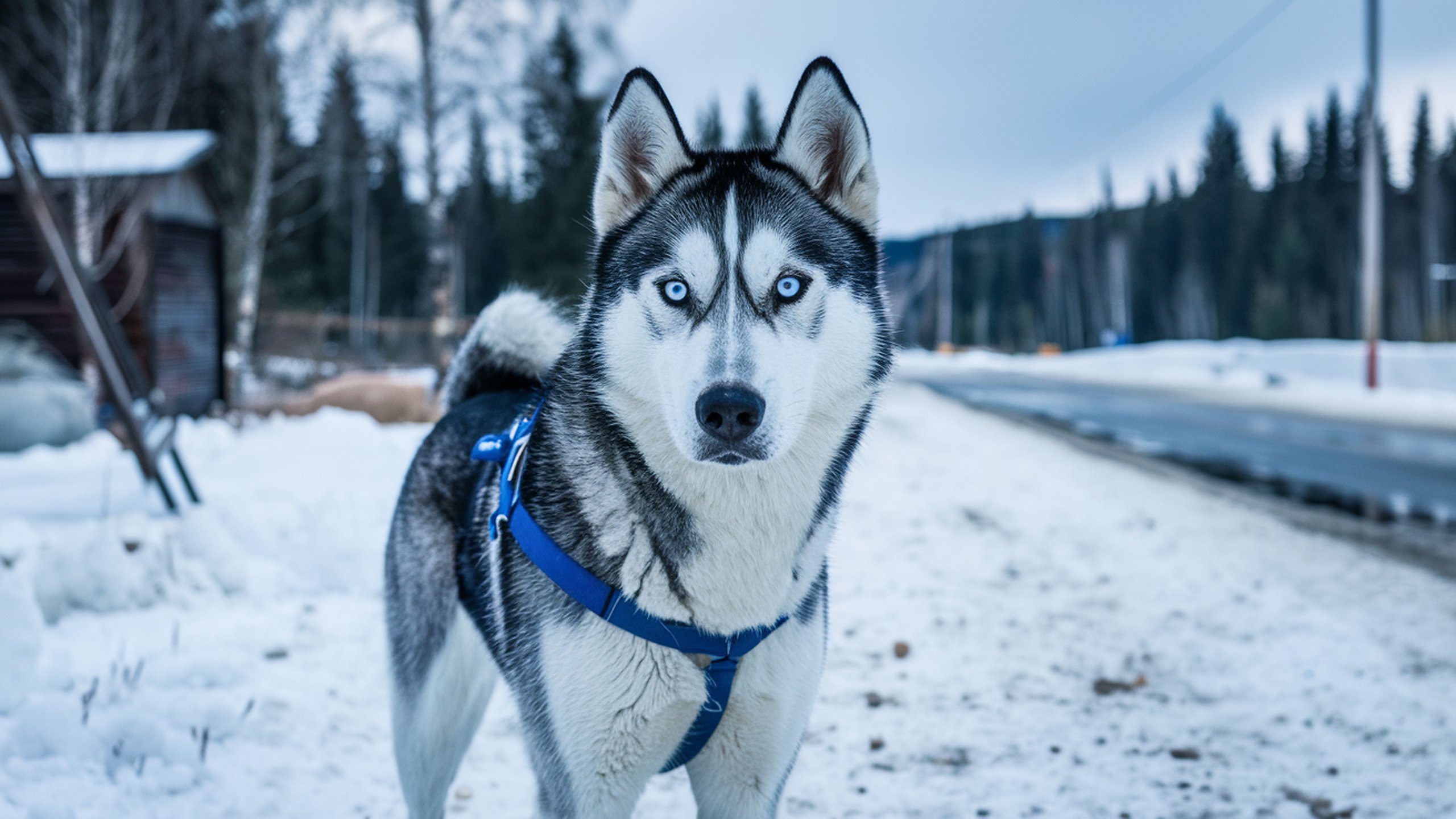 Tapeta, obrzek Sibisk husky - 2560x1440 px. Wallpaper na plochu PC zdarma