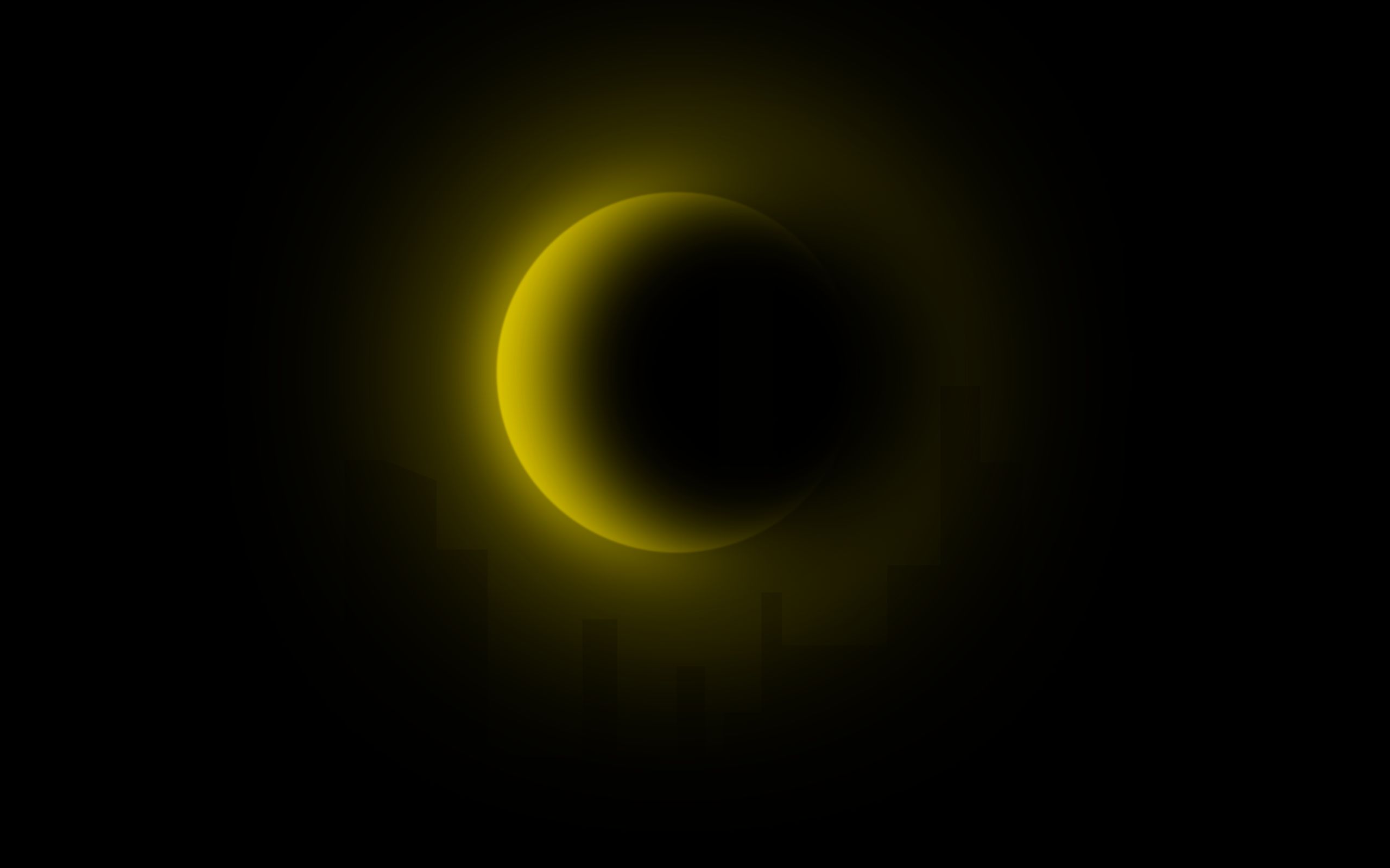 Tapeta na plochu Zatmění Slunce v 2560x1600 pixelů. Wallpaper, obrázek, pozadí zdarma