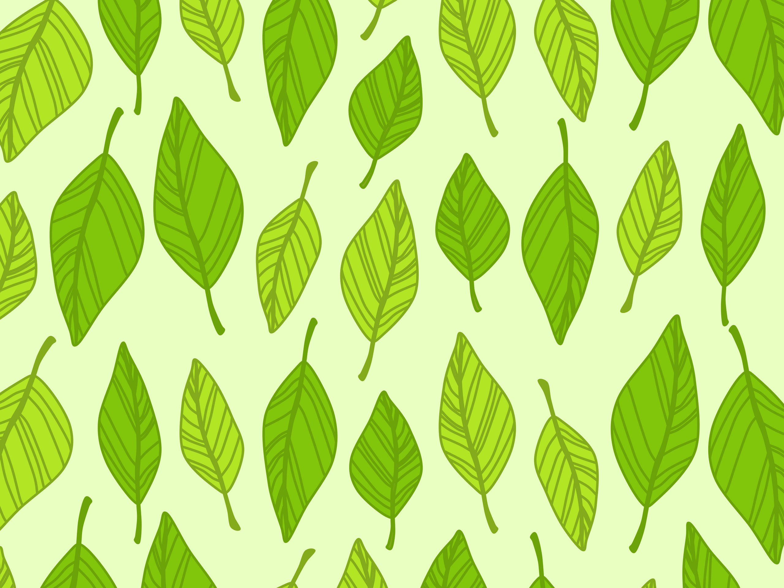 Орнамент листья