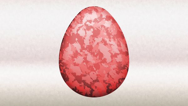 Červené vajíčko - tapeta na plochu tabletu nebo PC zdarma