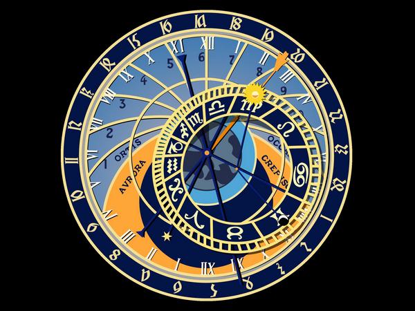 Pražský orloj - pozadí na plochu operačního systému zdarma