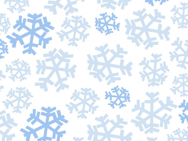 Sněhové vločky - tapeta na plochu tabletu nebo PC zdarma